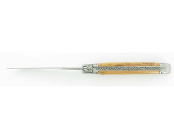 Laguiole Genévrier Carbone Couteau de poche Laguiole par Chazeau Honoré