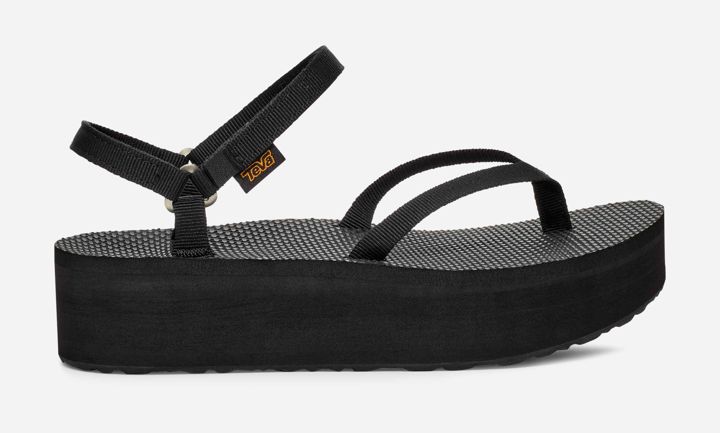 Dames Flatform Slim Sandal