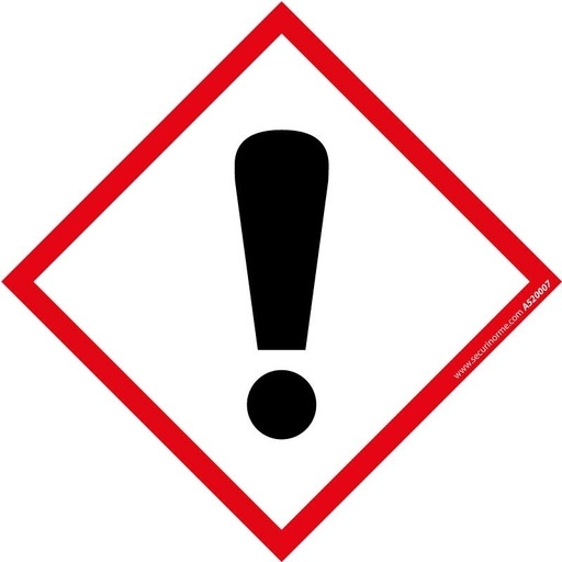 Lot d'étiquettes GHS07 - Danger - Vinyle adhésif