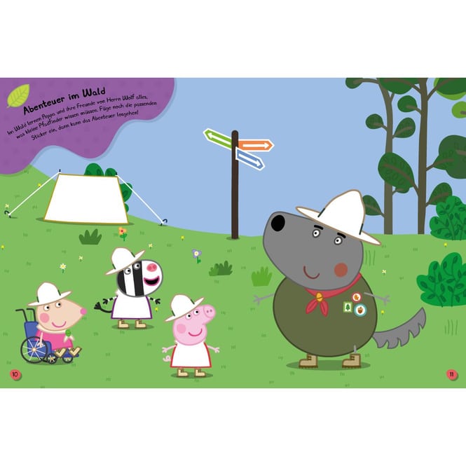 Peppa Wutz - Mein Stickerbuch - Anziehen mit Peppa