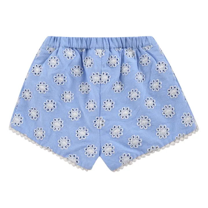 Louise Misha Short Asya Broderie Anglaise | Bleu ciel
