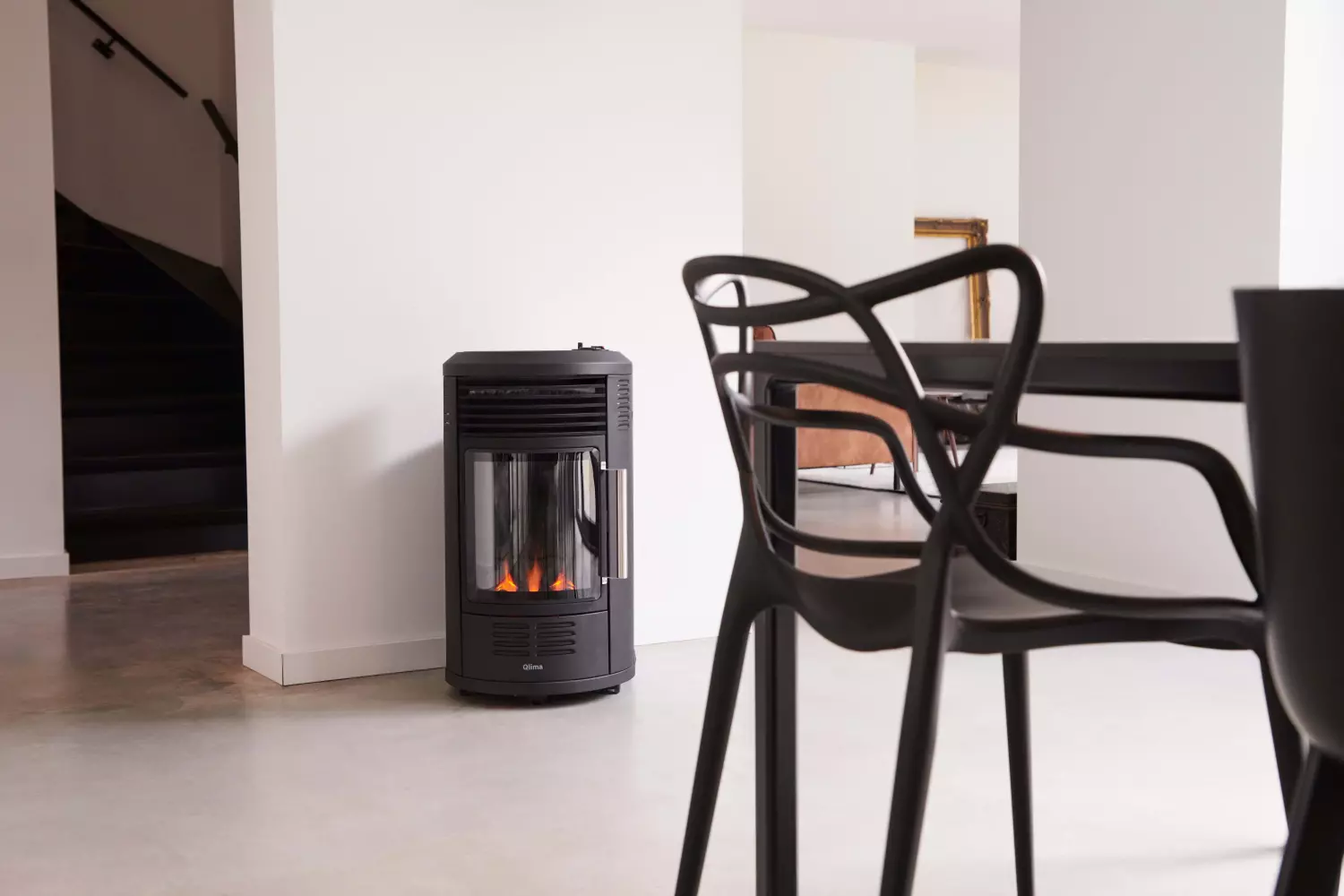 Qlima Gaskachel GH 8034 zwart - 3,4kW