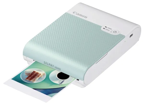 Canon SELPHY Square QX10 - Printer - farve - farvesublimering - 72 x 85 mm op til 0.7 min./side (farve) - Wi-Fi - grøn