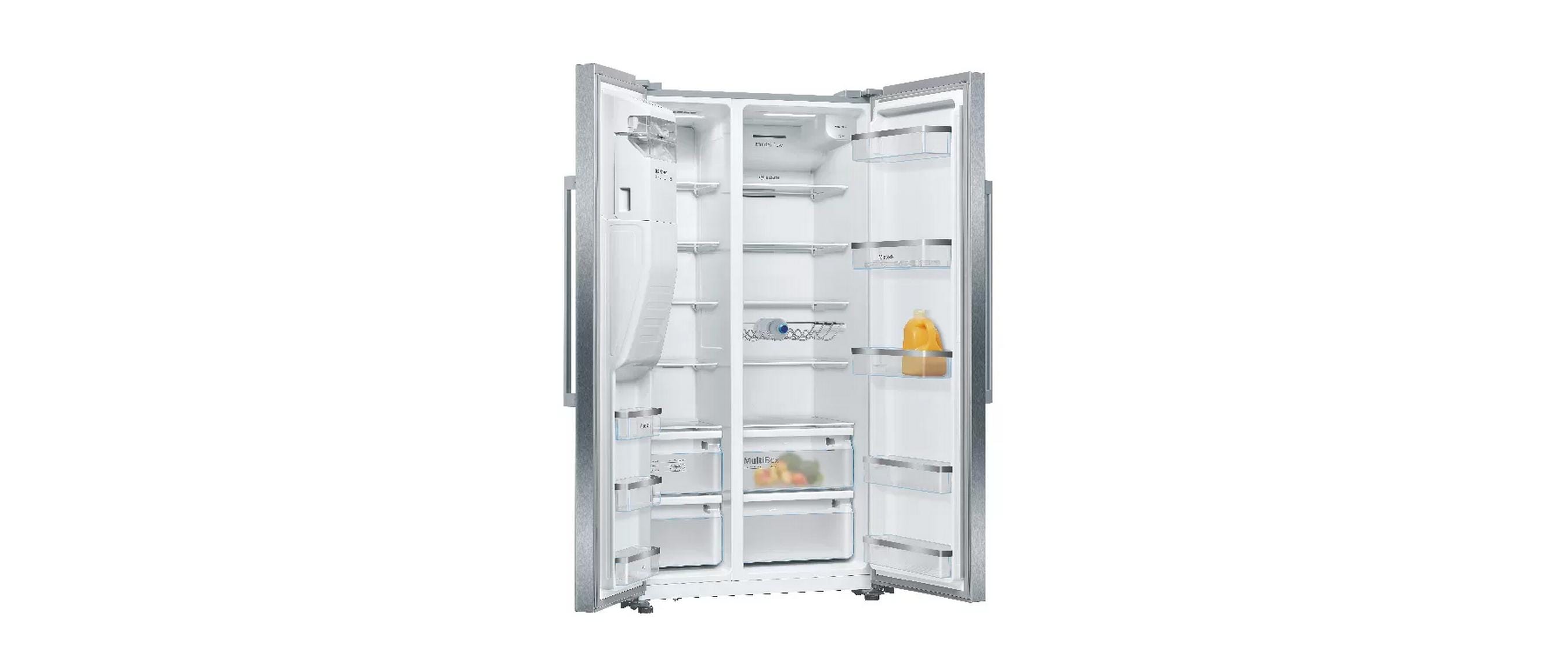 Foodcenter KAD93AIEP Silber<br>Side by Side Kühlgerät mit Eis-Wasser-Spender