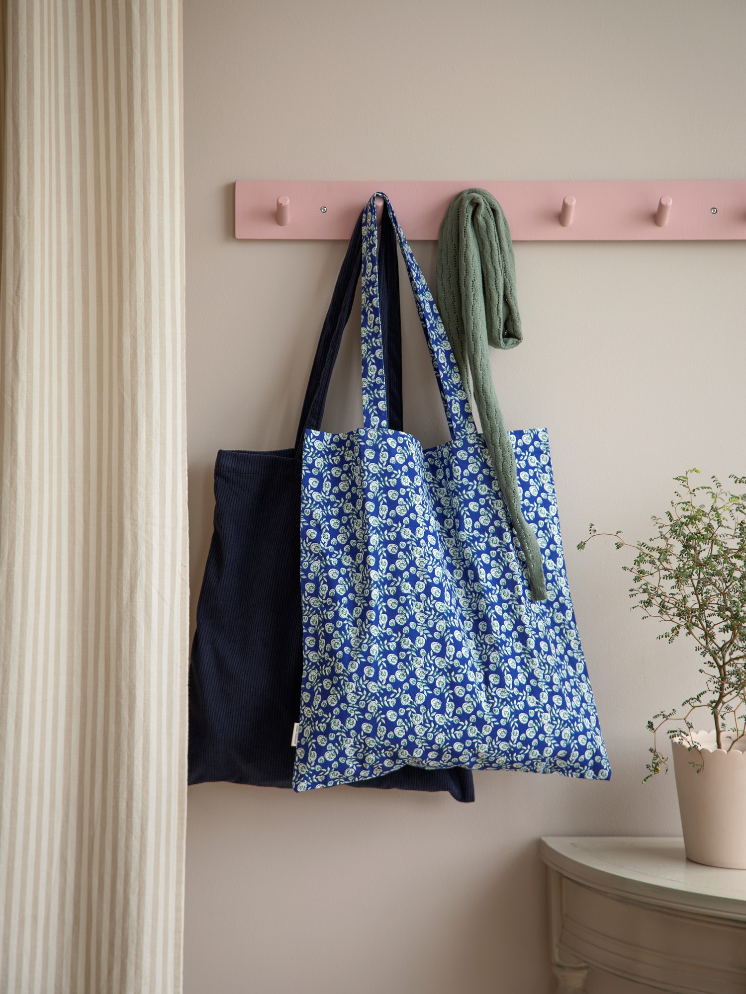 Mulepose | Bomuld. 38 x 42 cm. | Electric Blue