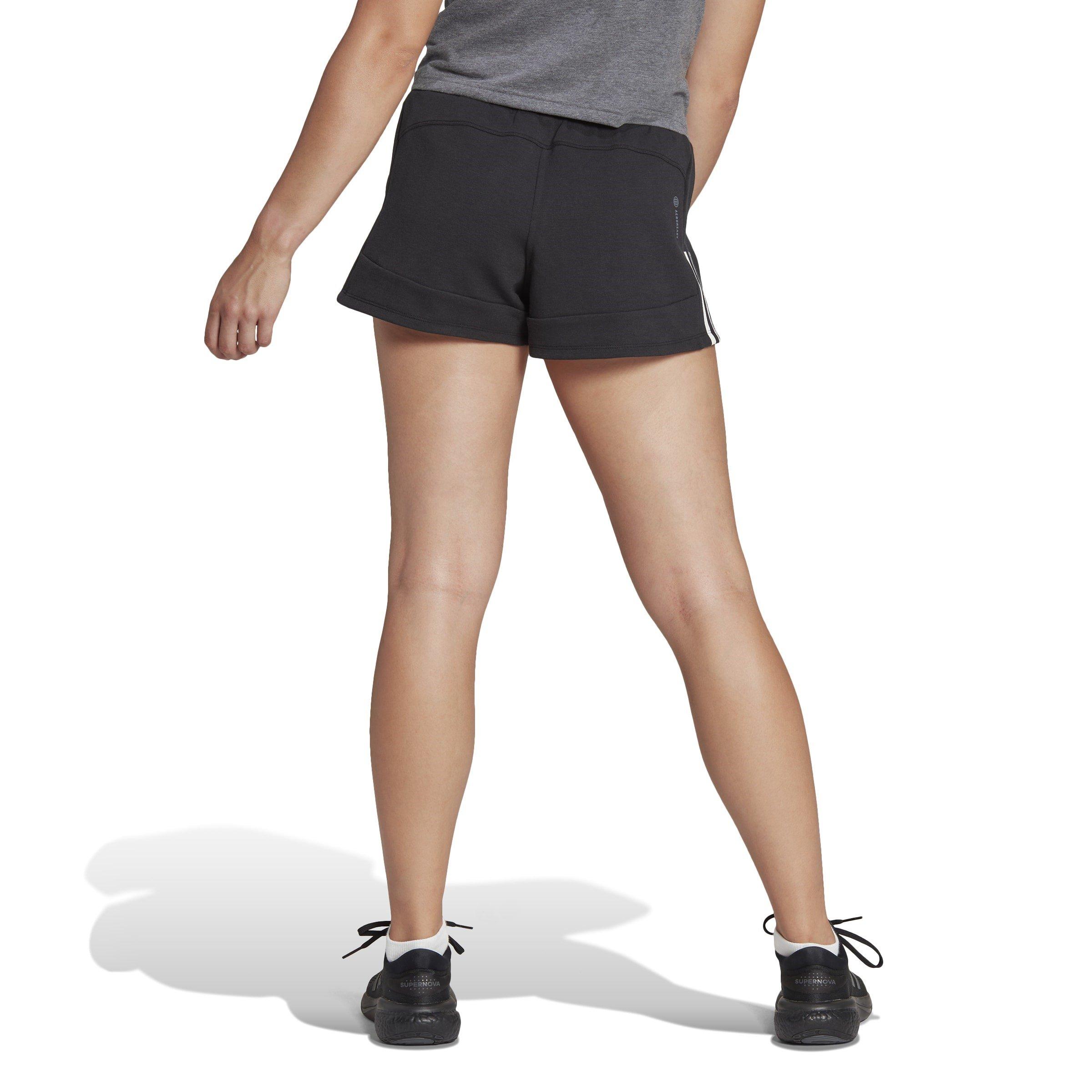 adidas Train Essentials 3 Stripe Pacer Shorts Womens