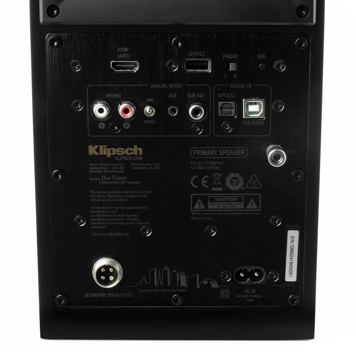 Klipsch The Fives Noir mat Enceintes sans fil hi-fi
