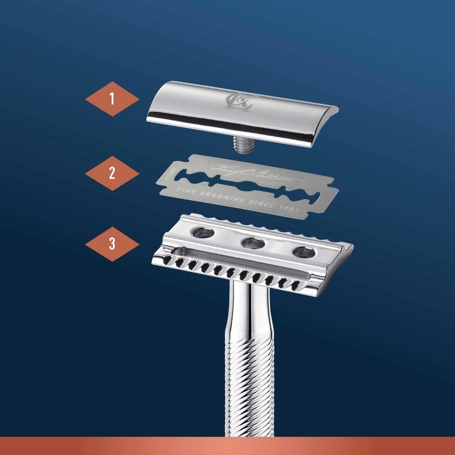 King C Gillette Double Edge Razor 5CT