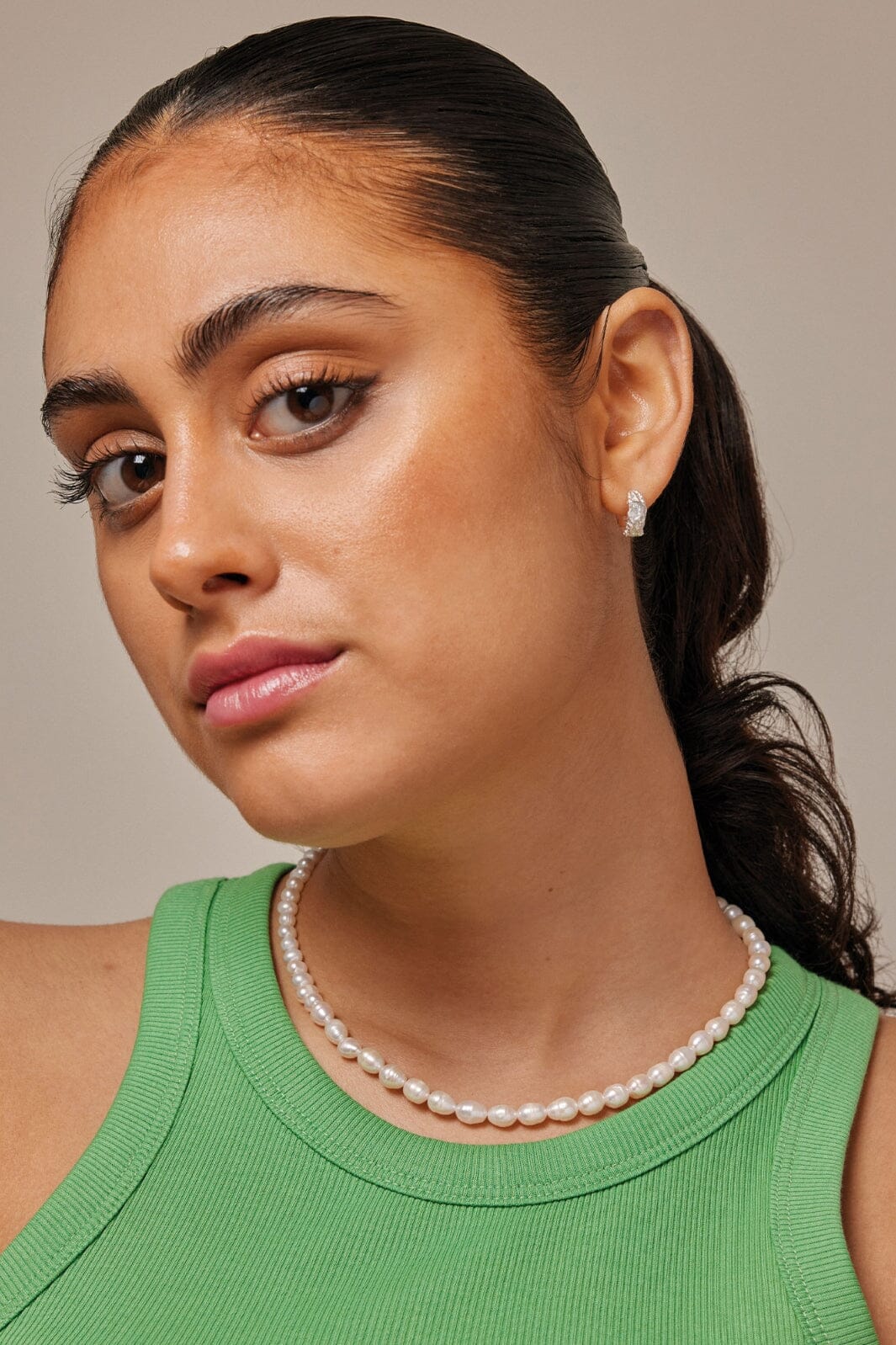 Enamel Copenhagen Necklace, Pearlie