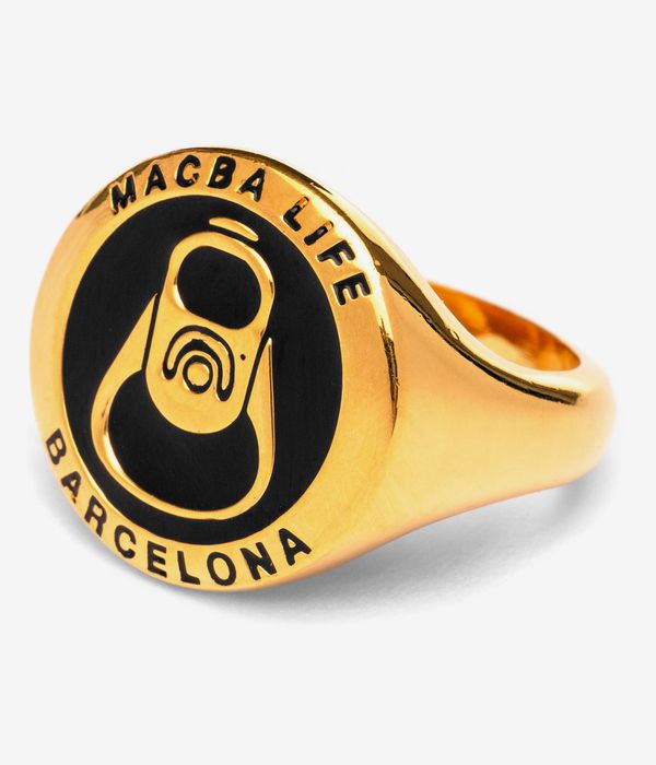 Macba Life Enamel Ring (gold)