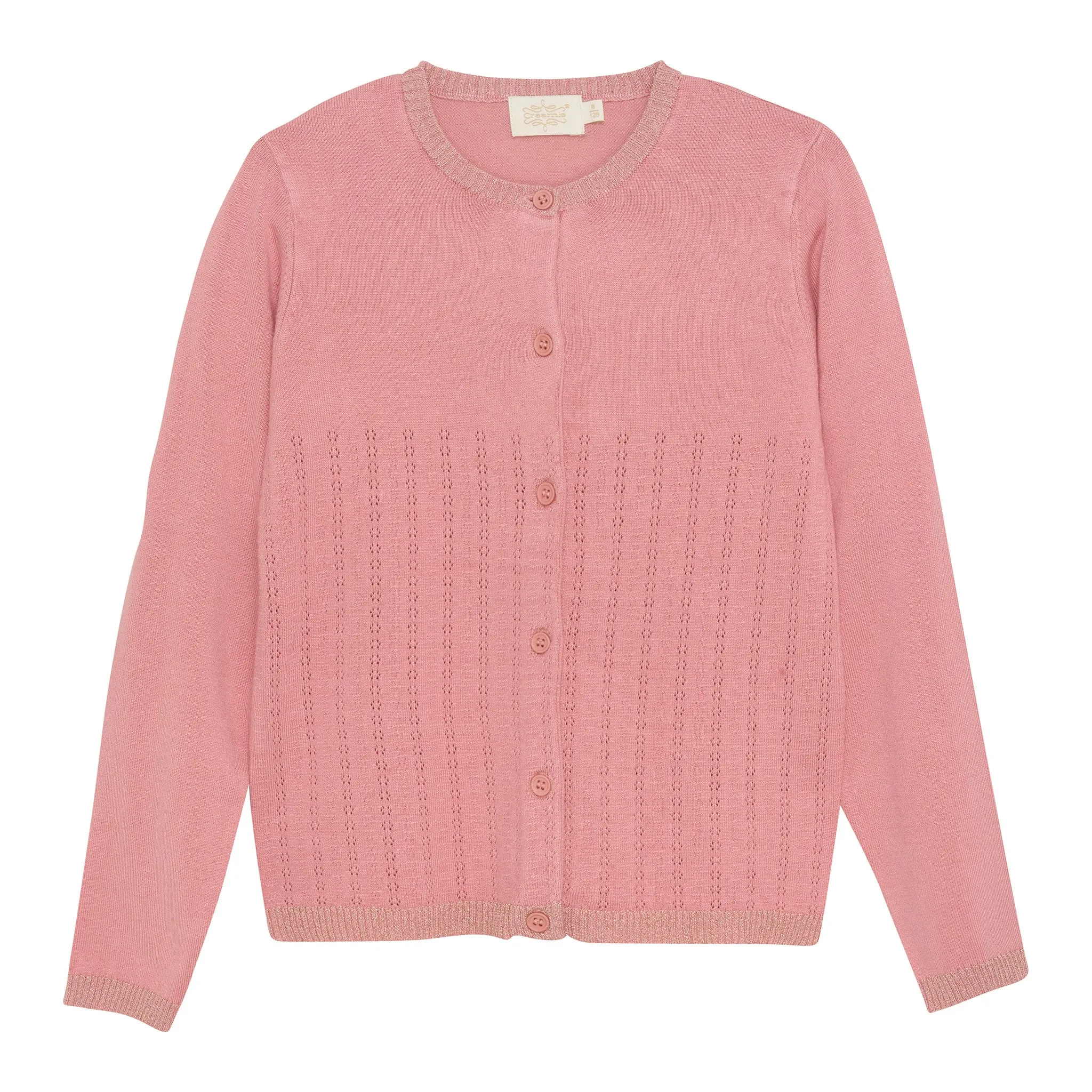 Creamie Cardigan Pointelle 2-14ans