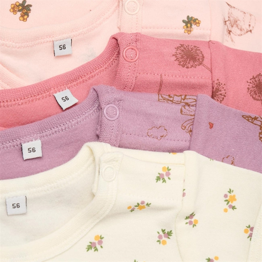 Body AO-printed 4-pak Dusty Rose - Pippi