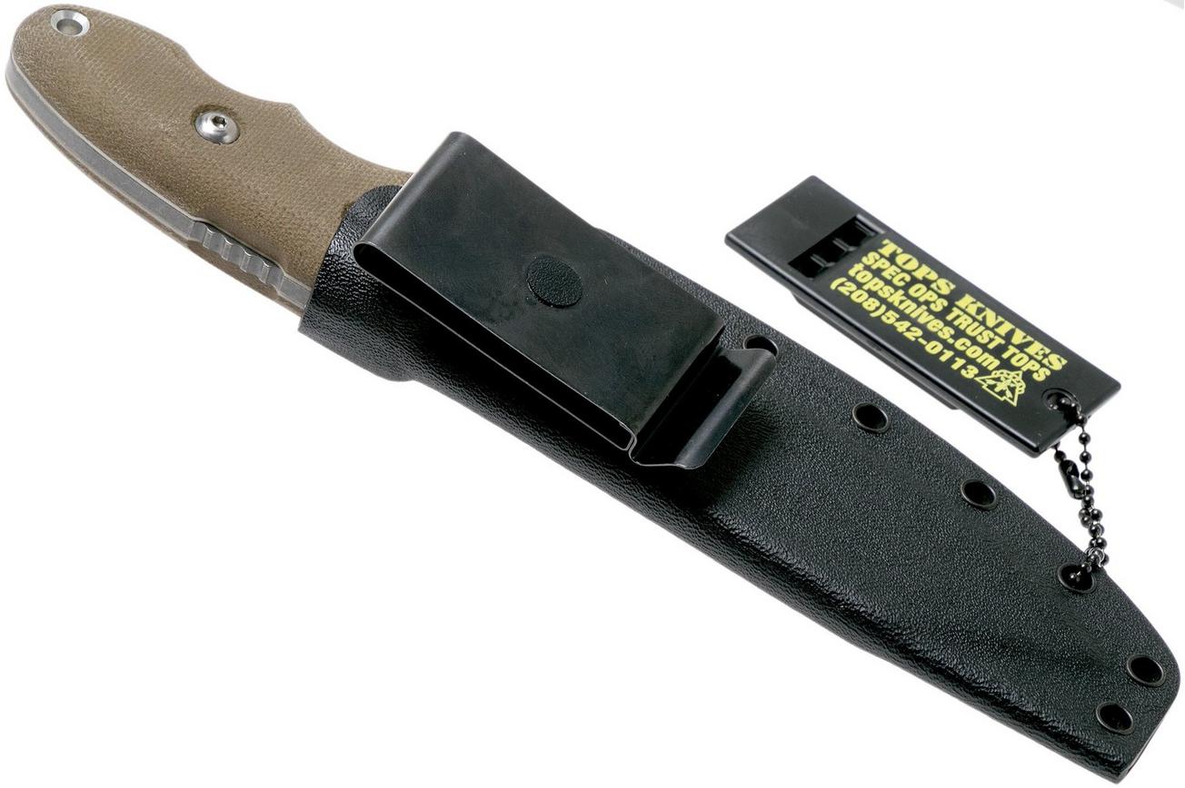 TOPS Knives Backpacker's Bowie BPB-01 vaststaand mes