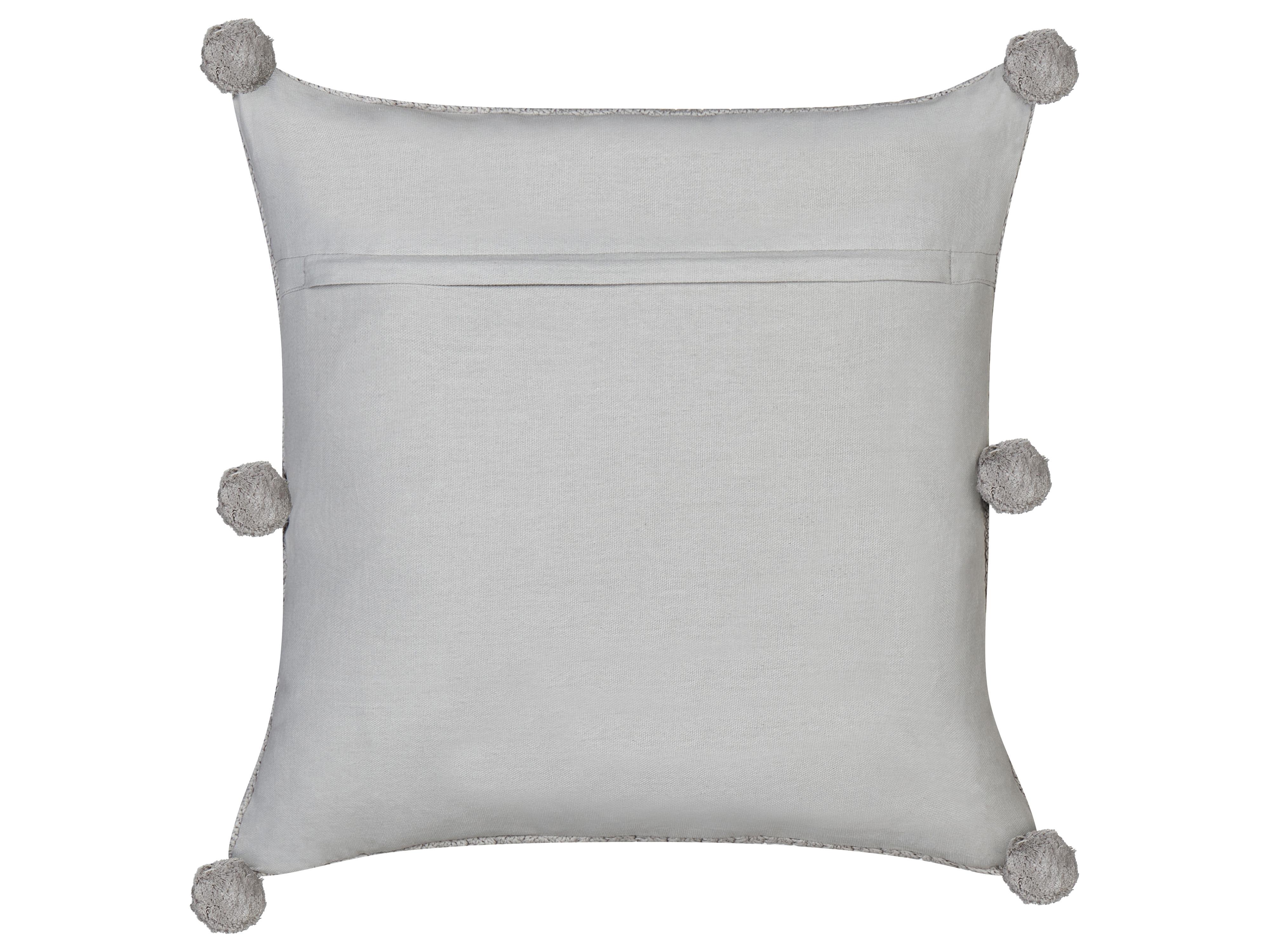 Set van 2 sierkussens OCOTEA Katoen 45 x 45 cm Grijs effen