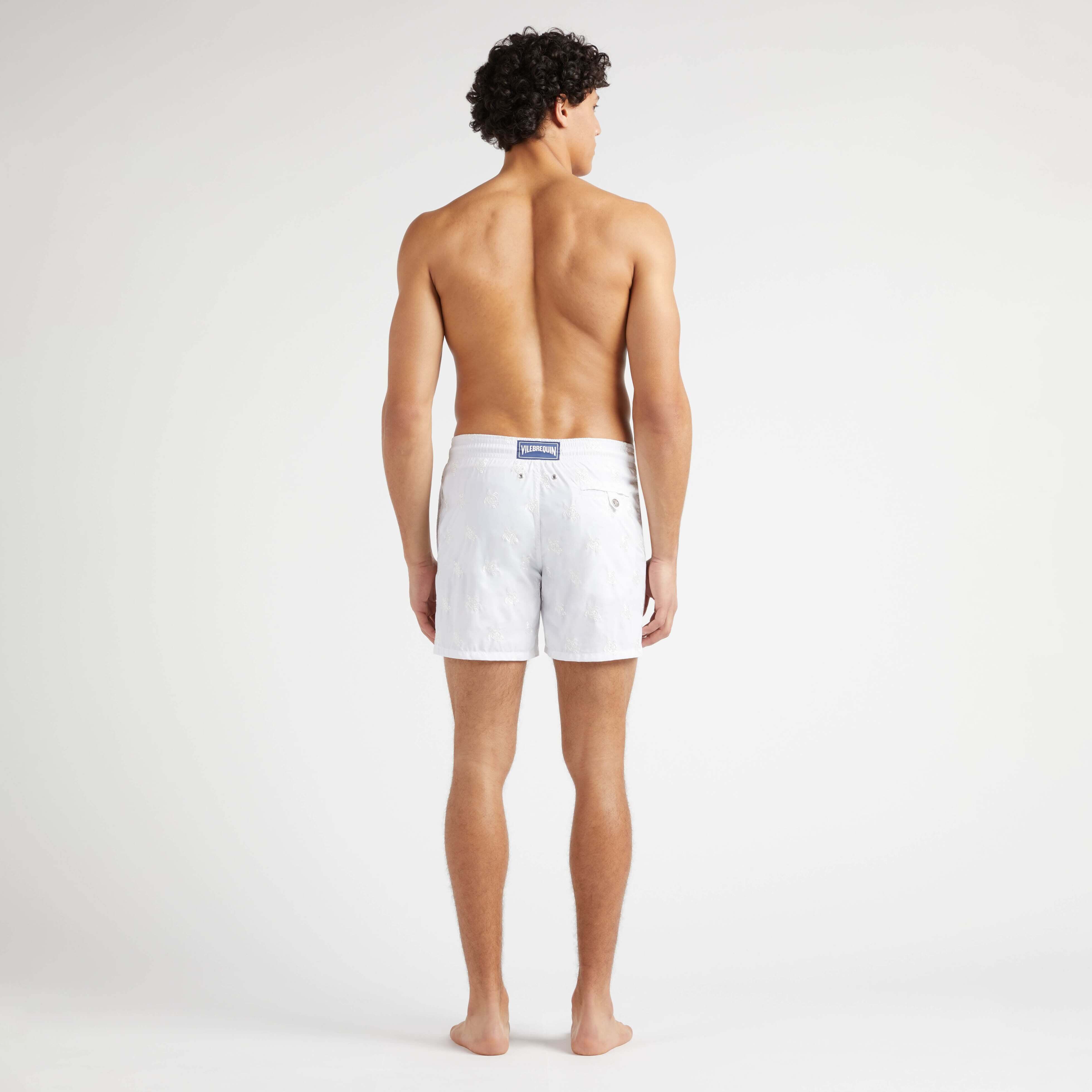 Maillot de Bain Homme Brodé Micro Ronde des Tortues Diagonale - Edition Limitée
