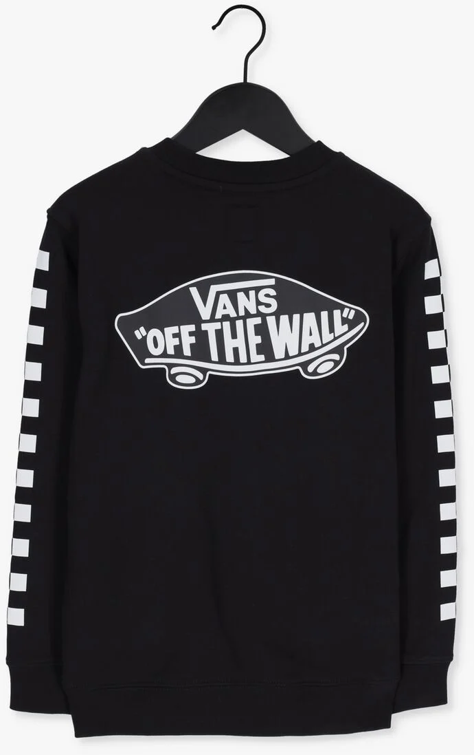 VANS zwarte vans trui by exposition check crew boys
