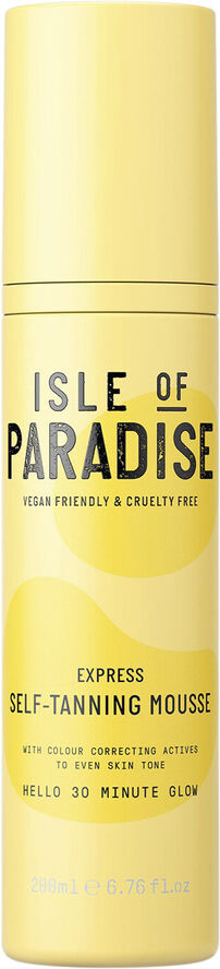 Isle of Paradis Express Self-Tanning Mousse - Body self-tanning sun care