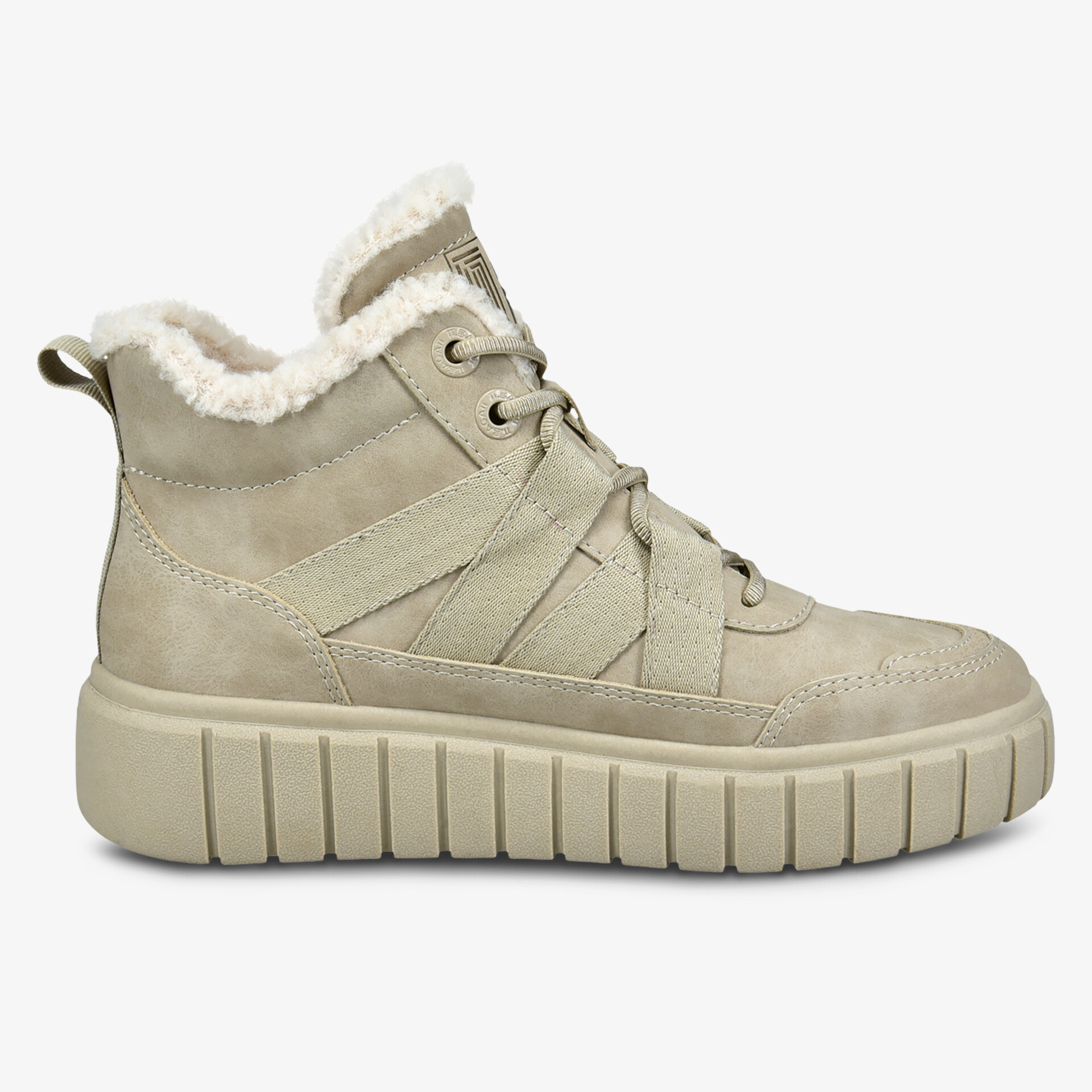 BAGATT Damen Schnürstiefeletten beige