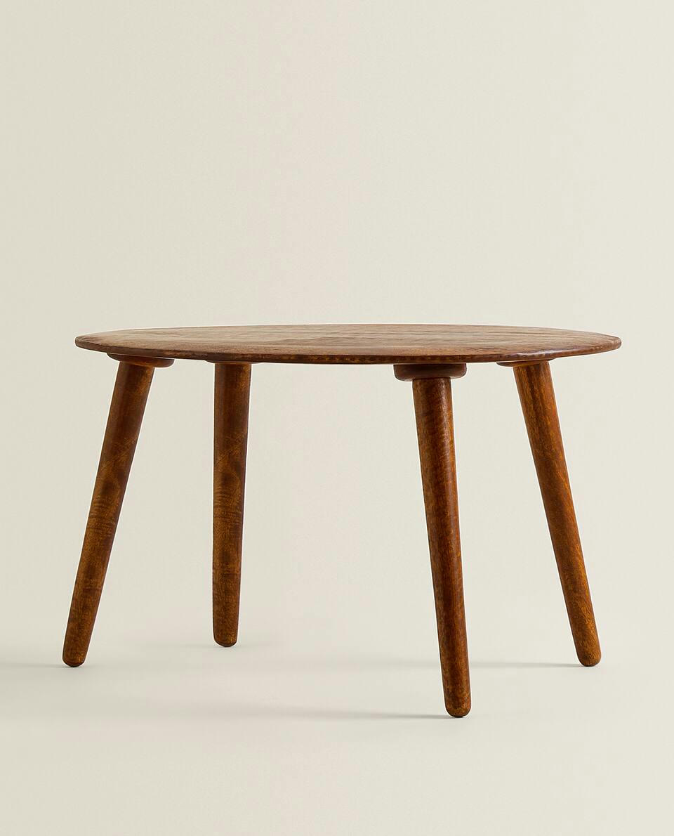 MESA DE MADEIRA COM BISEL