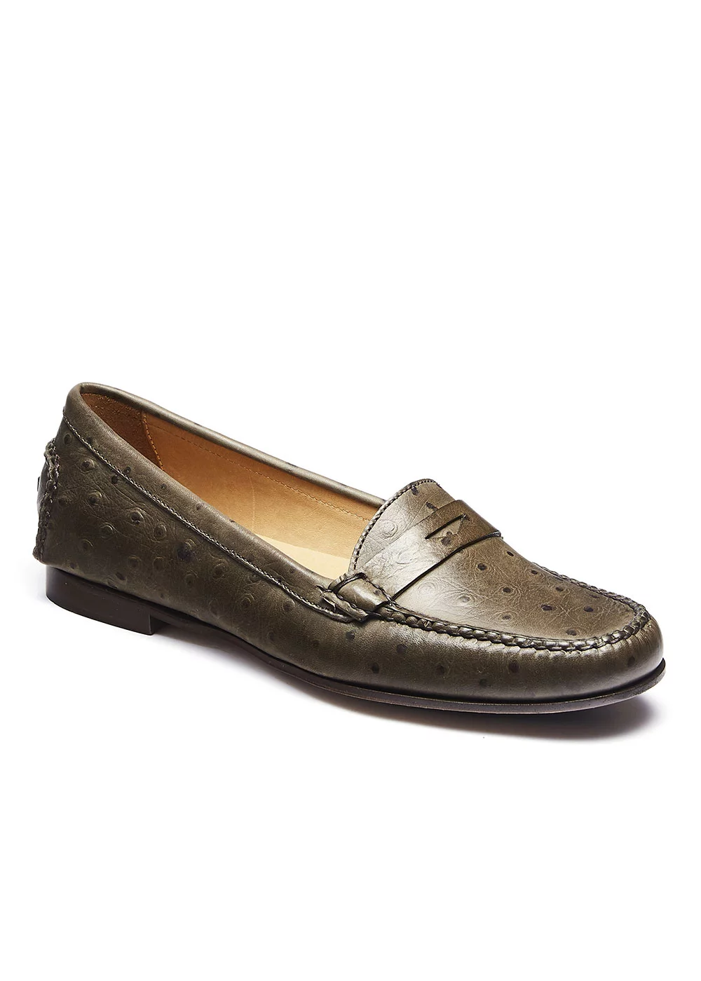 STRUZZO MOC CUIR KAKI