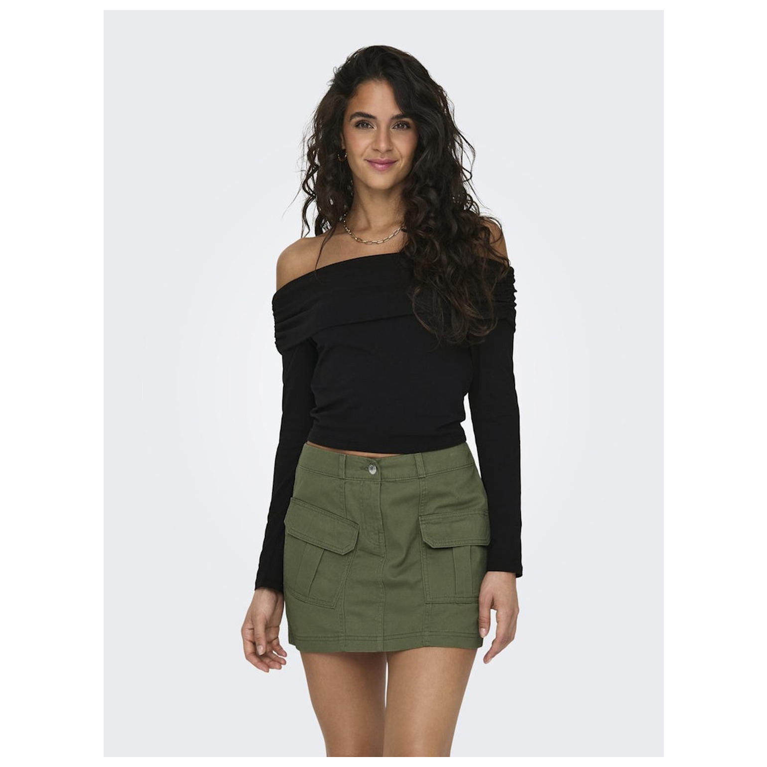 Only ONLLIVE LOVE L/S OFF SHOULDER