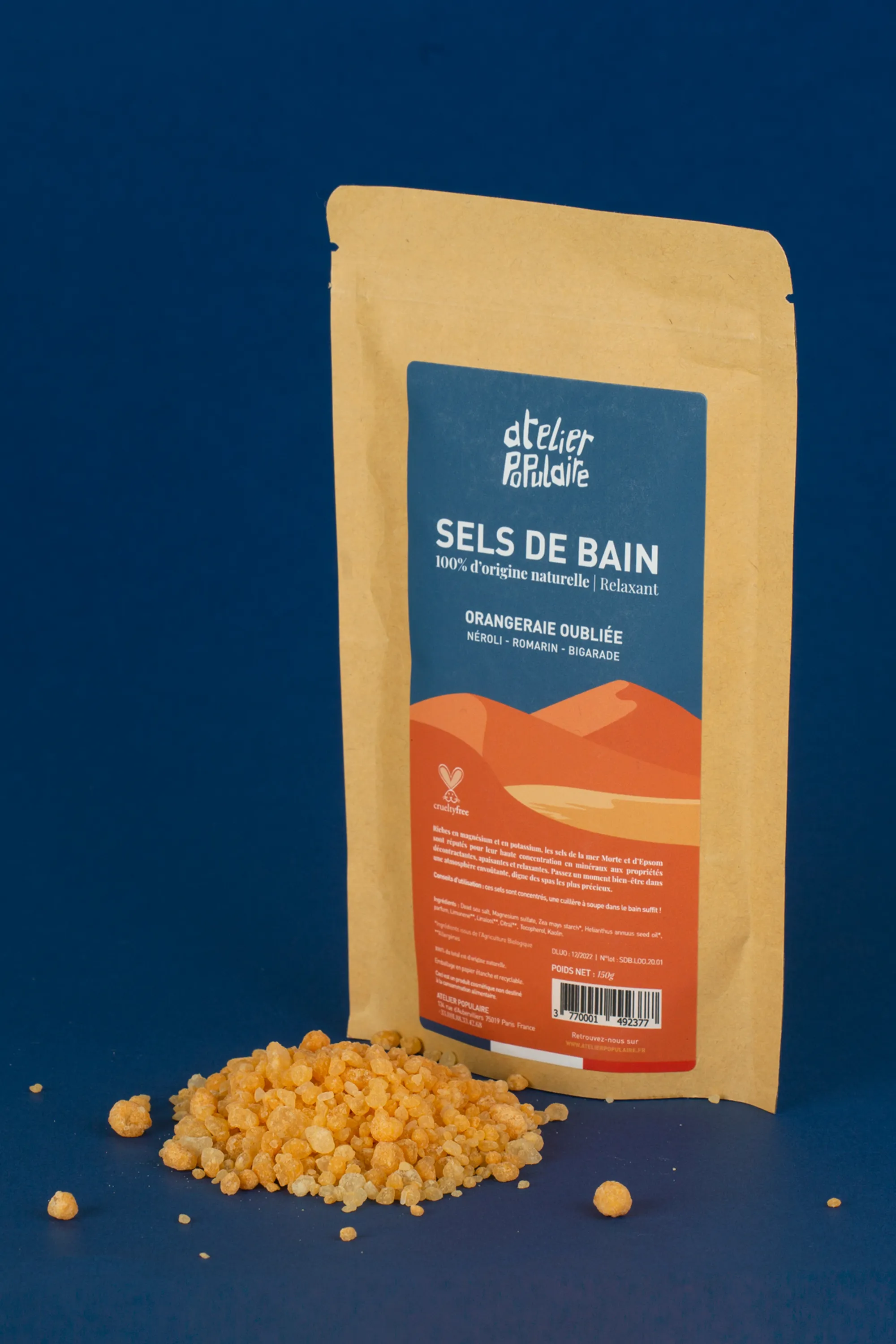 Atelier Populaire Sels de bain Orangeraie oubliée-150 g