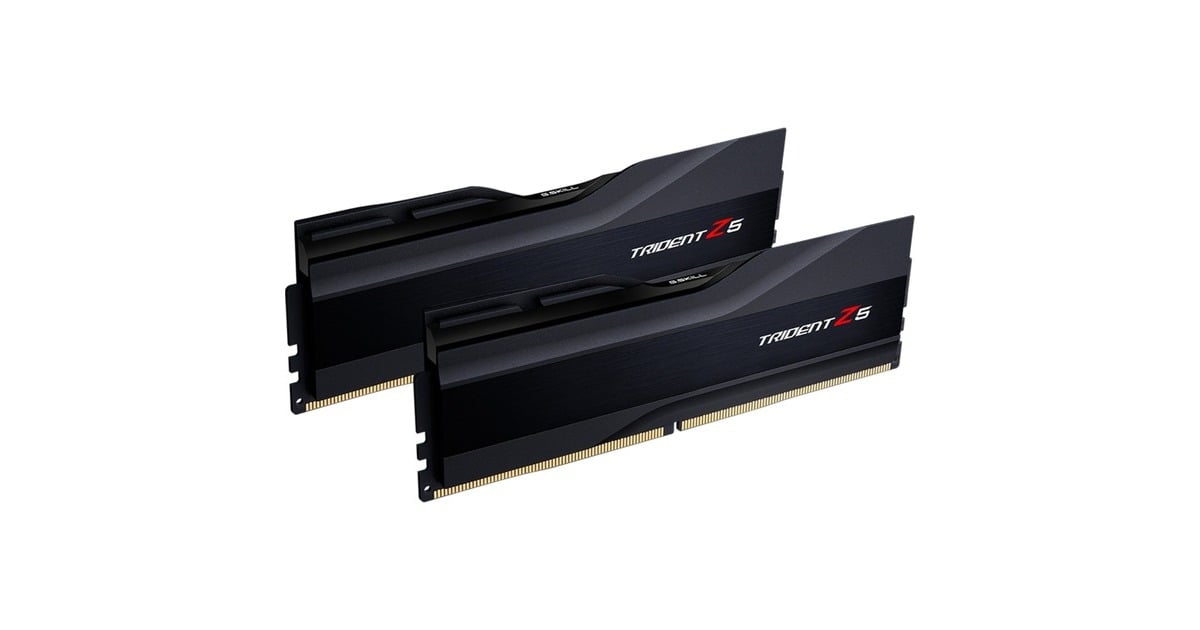 G.Skill32 GB DDR5-6000 Kit werkgeheugen  (Zwart, F5-6000J3636F16GX2-TZ5K,  Trident Z5, XMP)