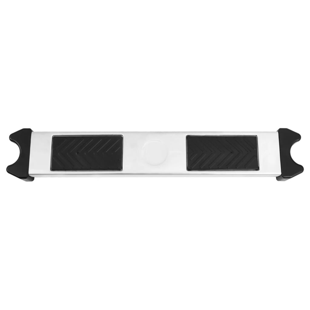 vidaXL Zwembadtrap 50x9x3,5 cm 304 roestvrij staal