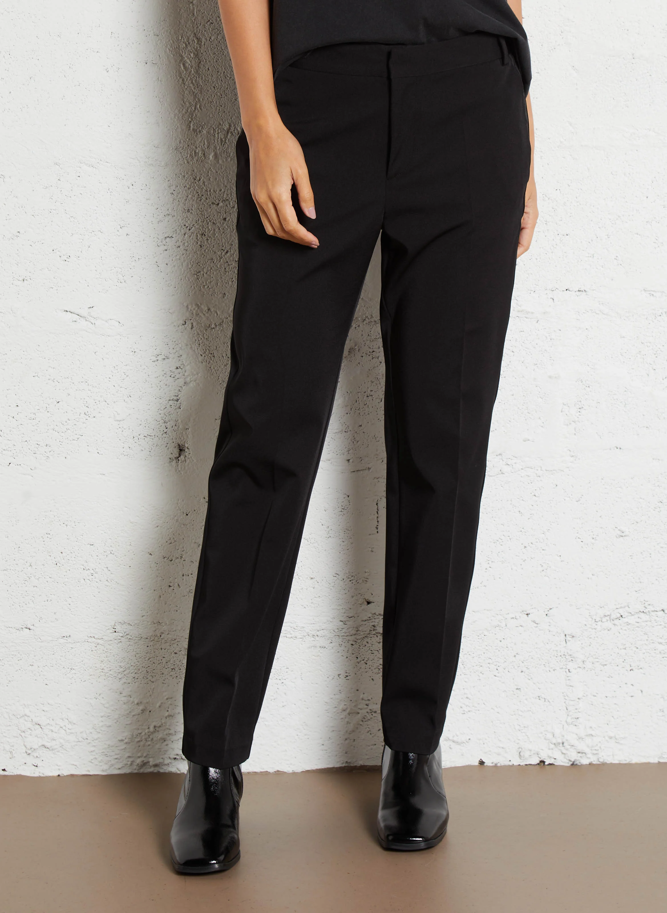 Pantalon à pinces | Noir
