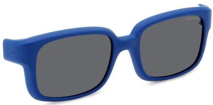 Polaroid - Kids PLD K005 CL-ON - Zonnebril - Matblauw