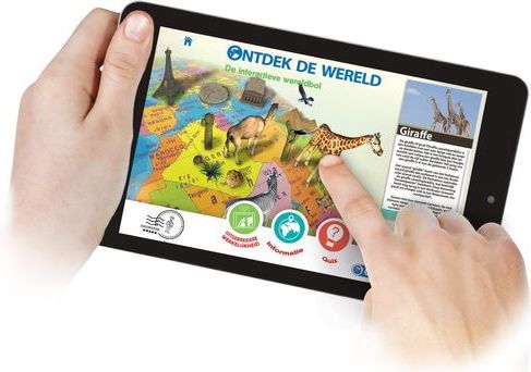 Clementoni - Interactieve Wereldbol - Educatief Speelgoed - Multicolor