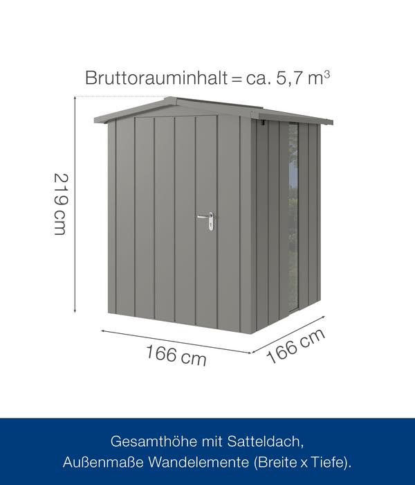 Hörmann Metallgerätehaus Juno JSD2 M-SK