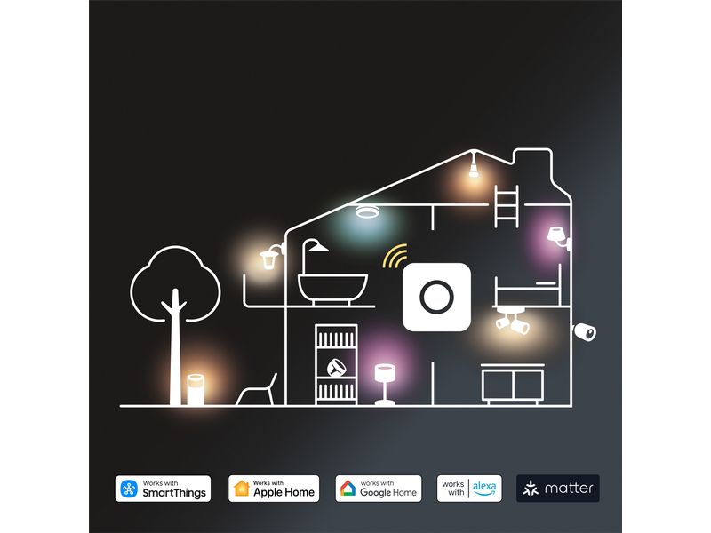 Philips Hue Play Wallwasher duo Weiss Play Wallwasher mit ColorCast Funktion