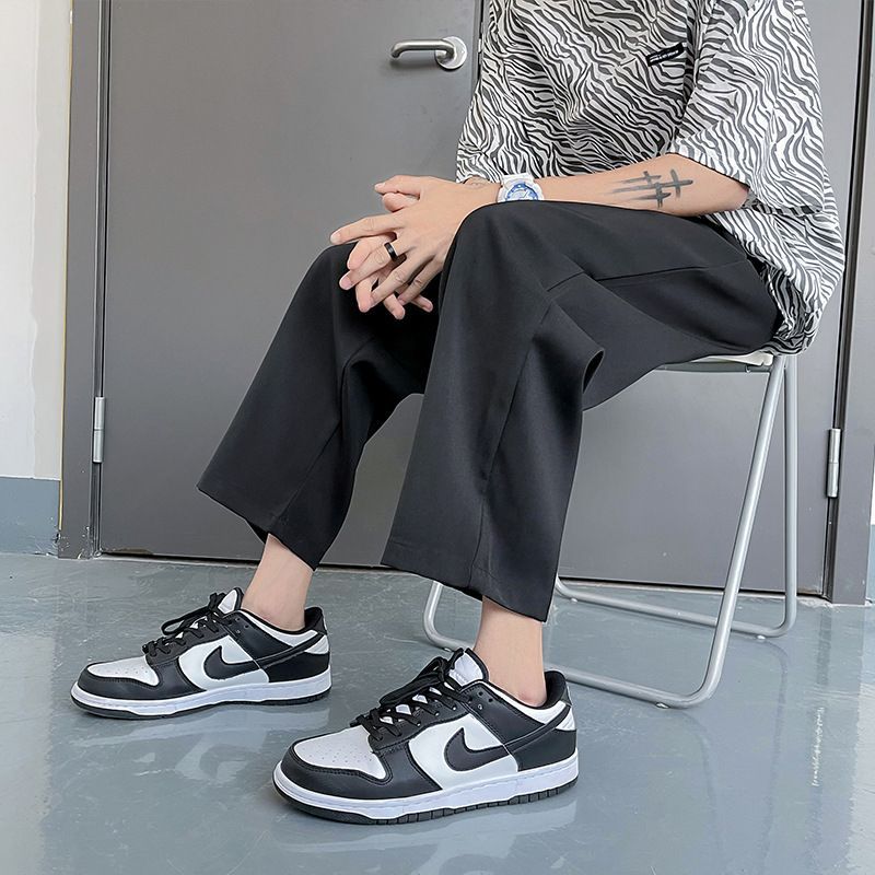 Fushet - Cropped rechte broek