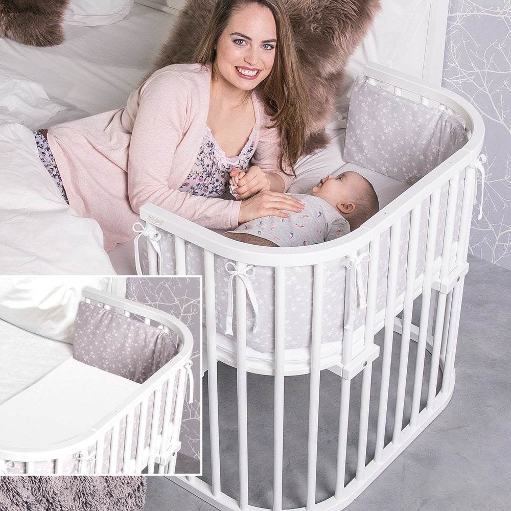 Køb babybay® Bedside Crib Hvid Varnished Original Co-Sleeper Babyseng