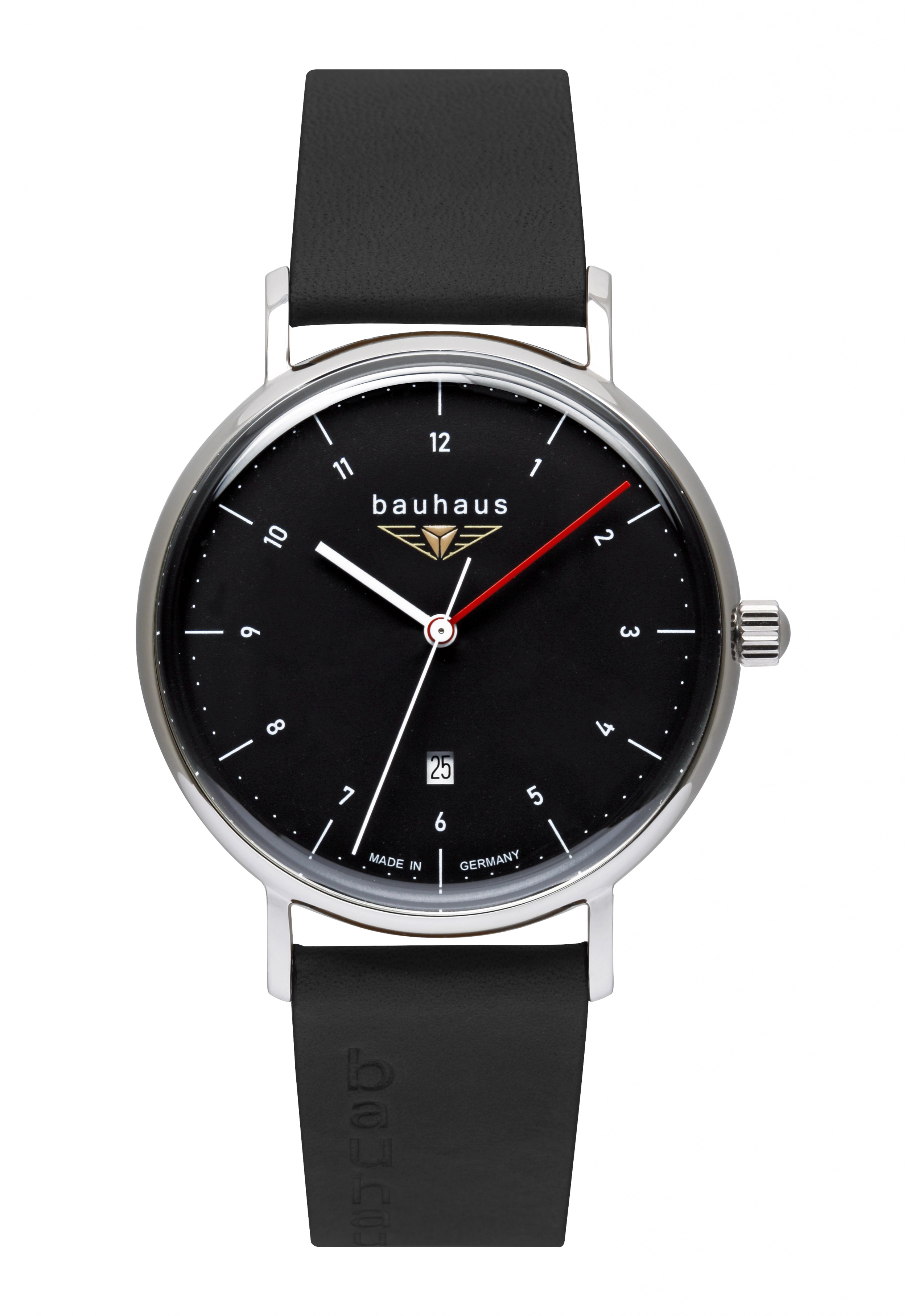 bauhaus Herrenuhr Schwarz 2140-2