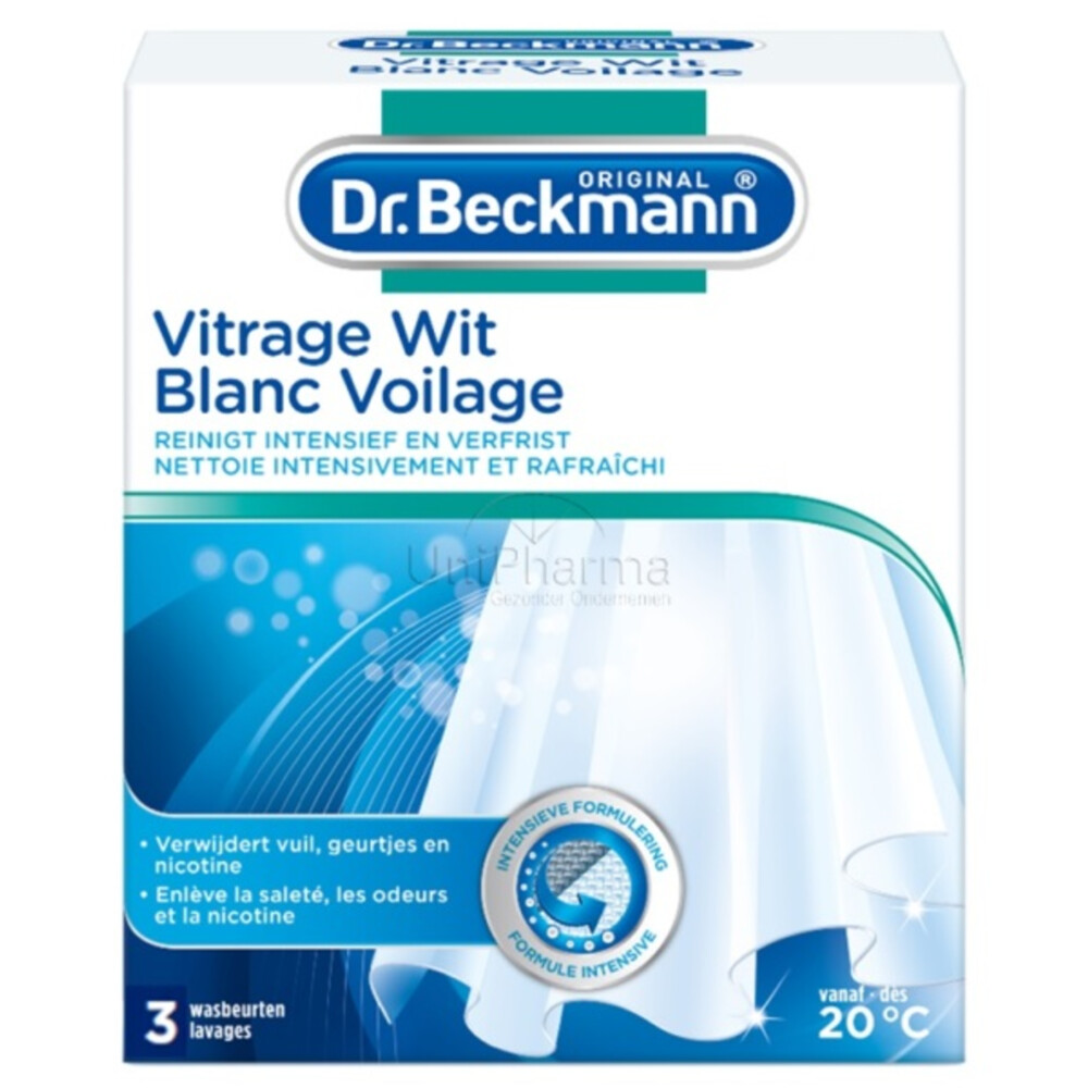 Dr. Beckmann Vitrage Wit 3 x 40 gr