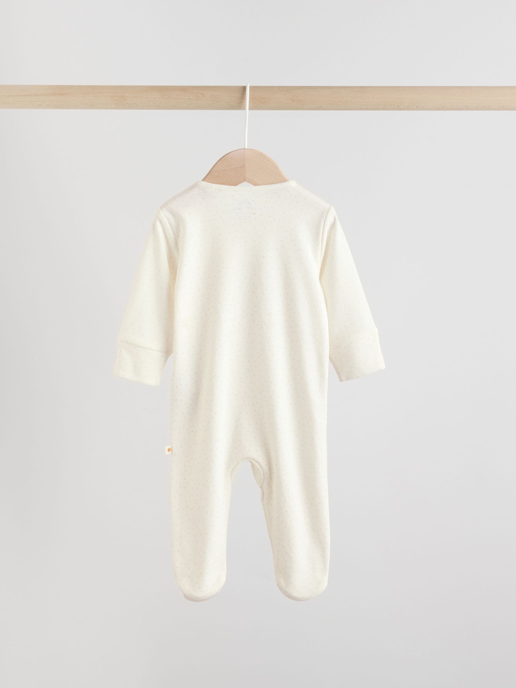 Ecru Fairy Mouse - Set van 3 babypyjama's (0-2jr)