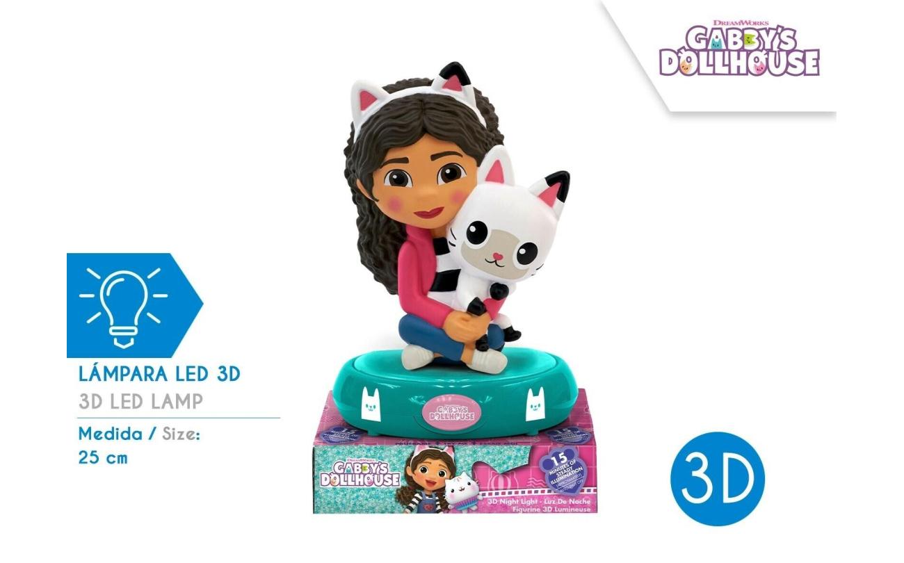 Gabby's Dollhouse 3D lamp