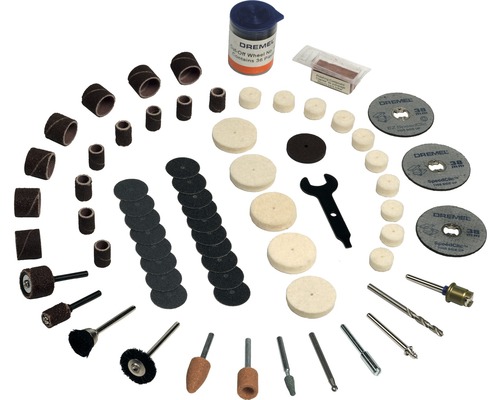 Dremel multifunctionele accessoireset (723) 100 stuks.