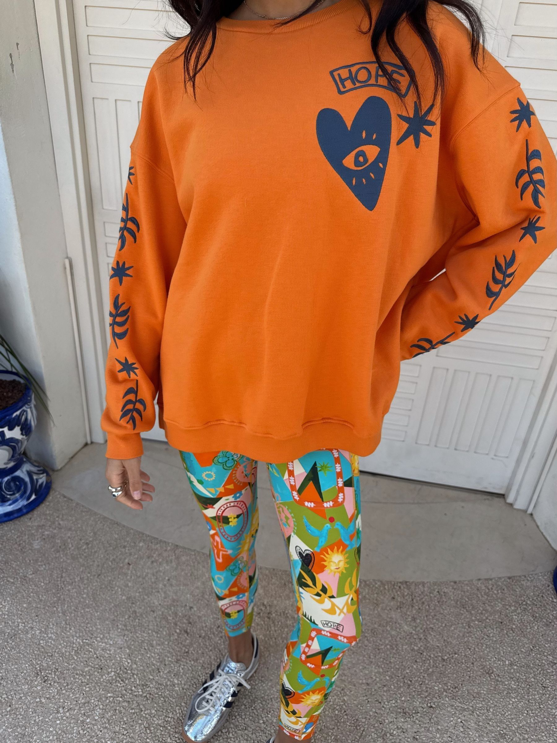 Oranje - Never Fully Dressed Embroidered Sweatshirt