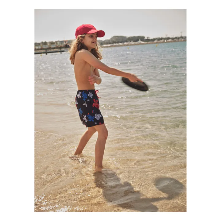 Vilebrequin Short de Bain Jim Tortue | Bleu marine