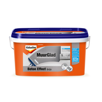 Alabastine MuurGlad beton effect grijs 5 liter