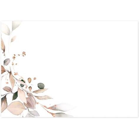 COLLECTION EUCALYPTUS, Paquet de 20 enveloppes imprimées Pollen 114x162mm 120g/m2 - Rose 2 - Rose