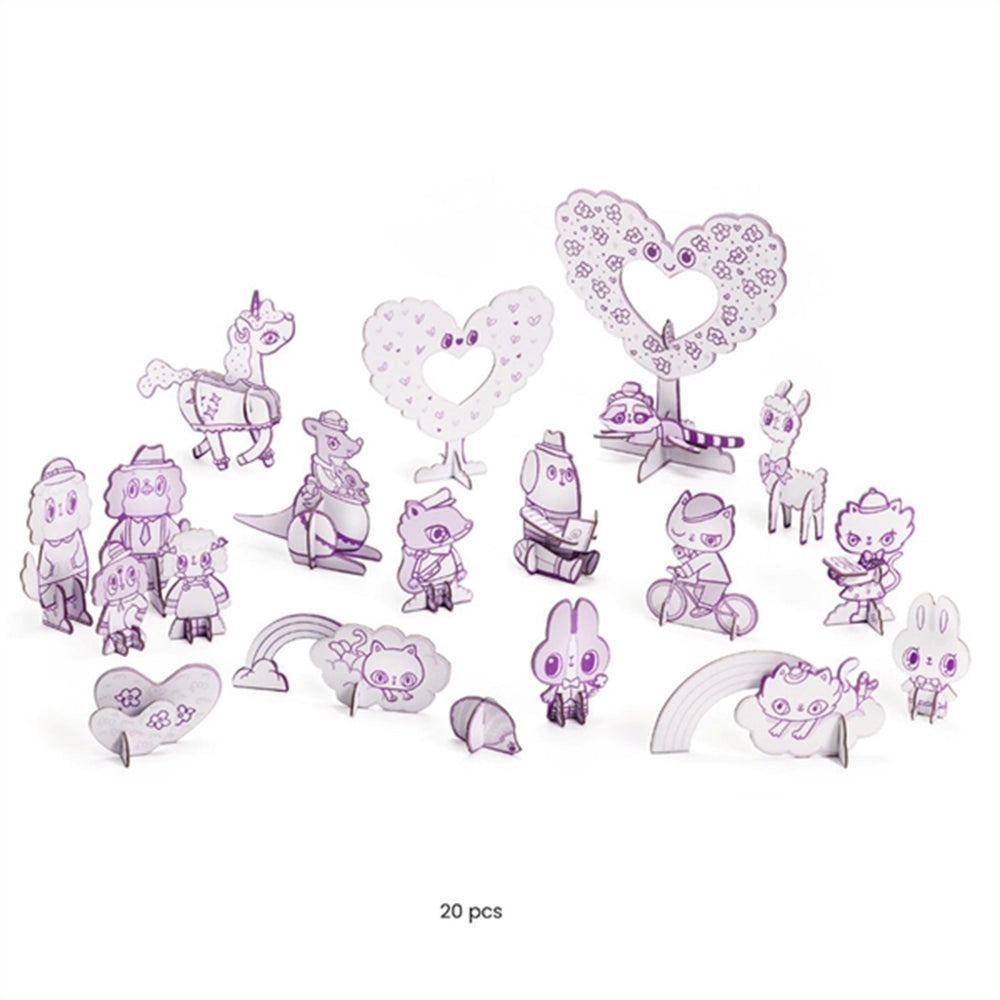 Køb Djeco Farv - Saml - Leg Kawaii Verden