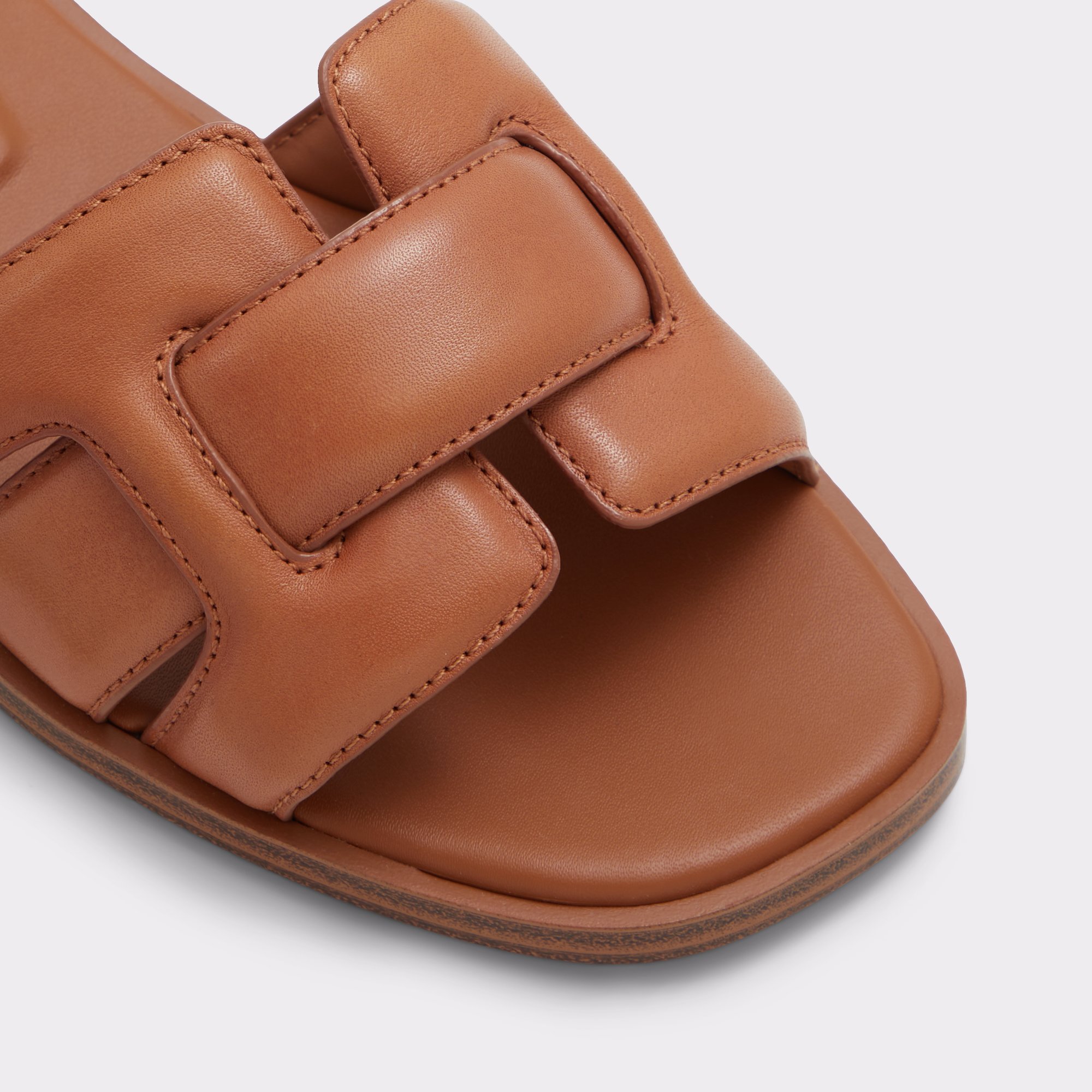 Elenaa Medium Brown Women Flat Sandals