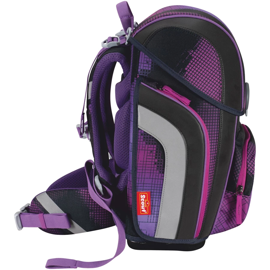 Scout Genius Exklusiv Movie Star - Schulranzen Set 5tlg. Pink Pixel