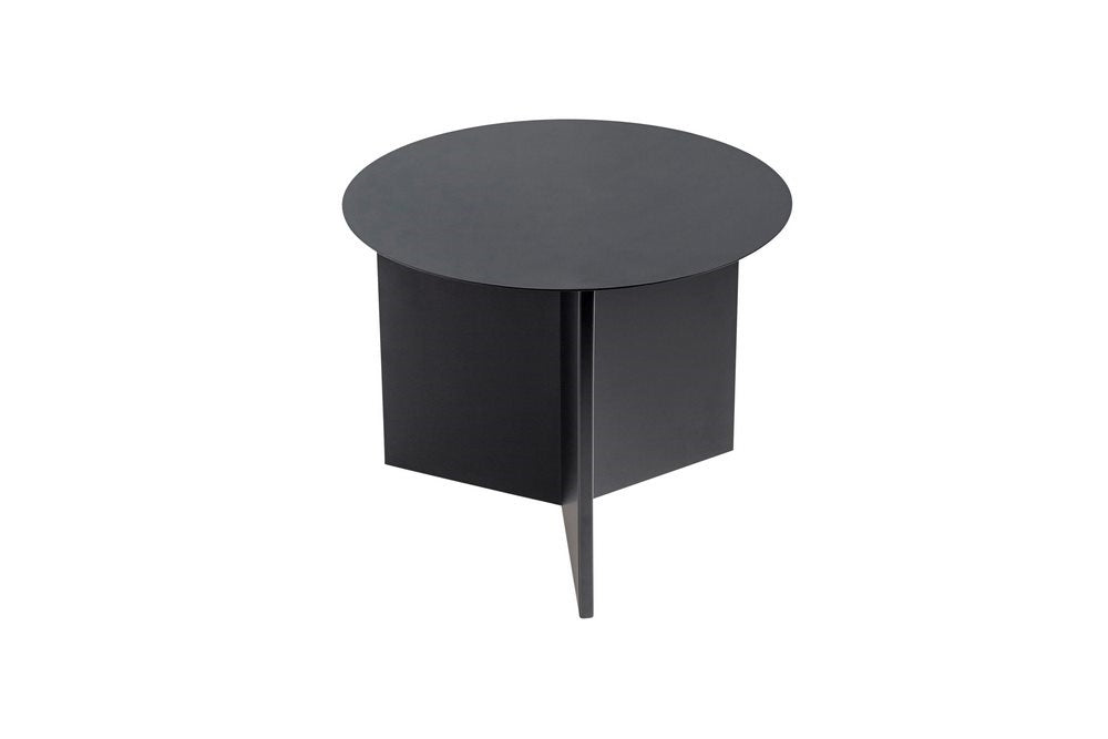 HAY Slit Table Round Bijzettafel Ã 45 cm - Zwart