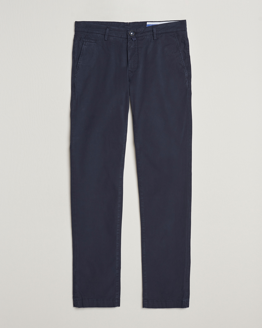 Jacob Cohën Bobby Cotton Gabardine Chinos Navy
