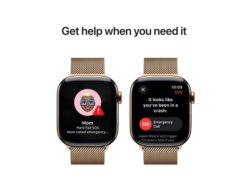 Apple Watch Series 10 42 mm LTE Titanium Gold Loop Eine glatte Zehn